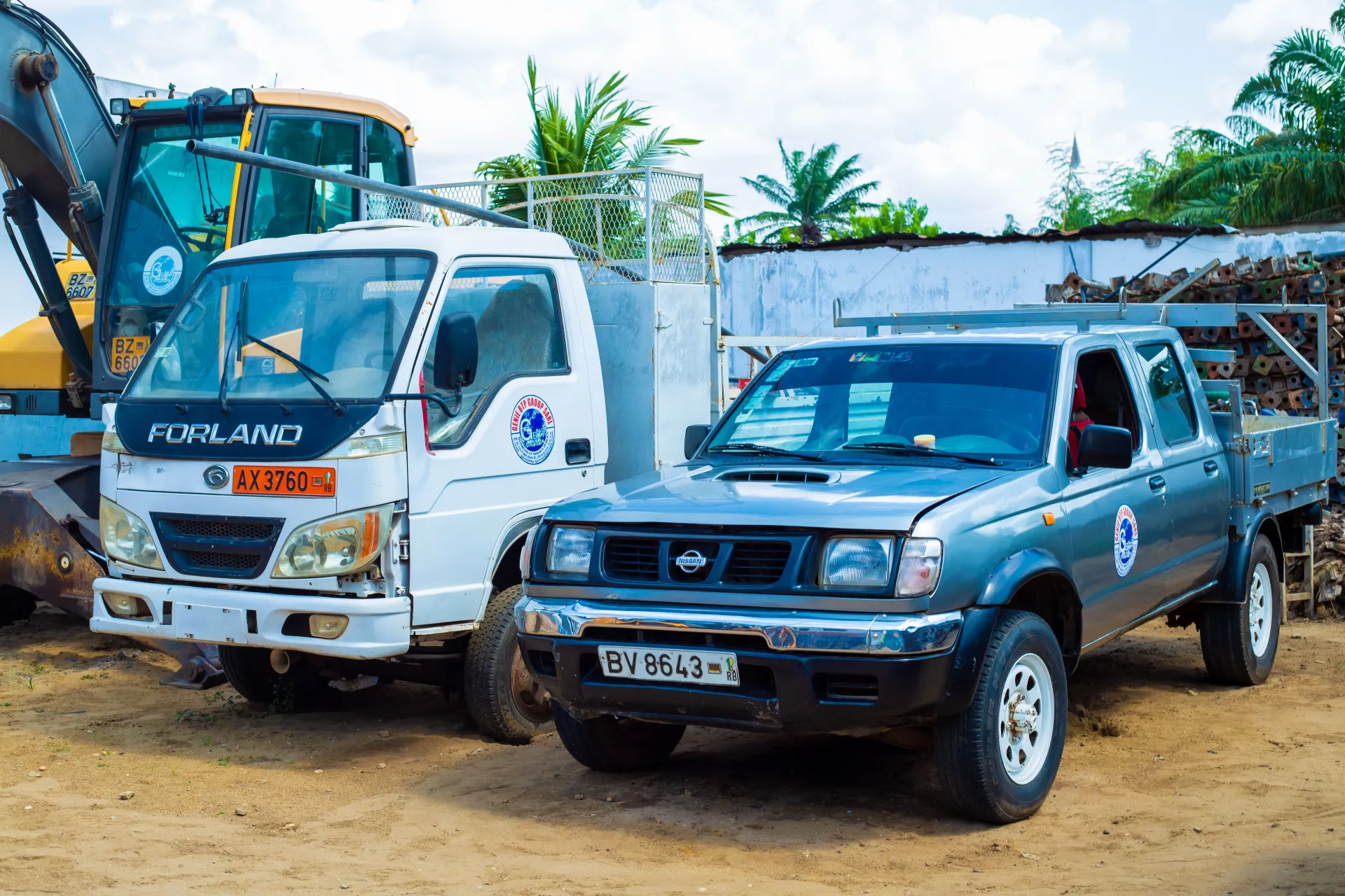 Coordination logistique chantier