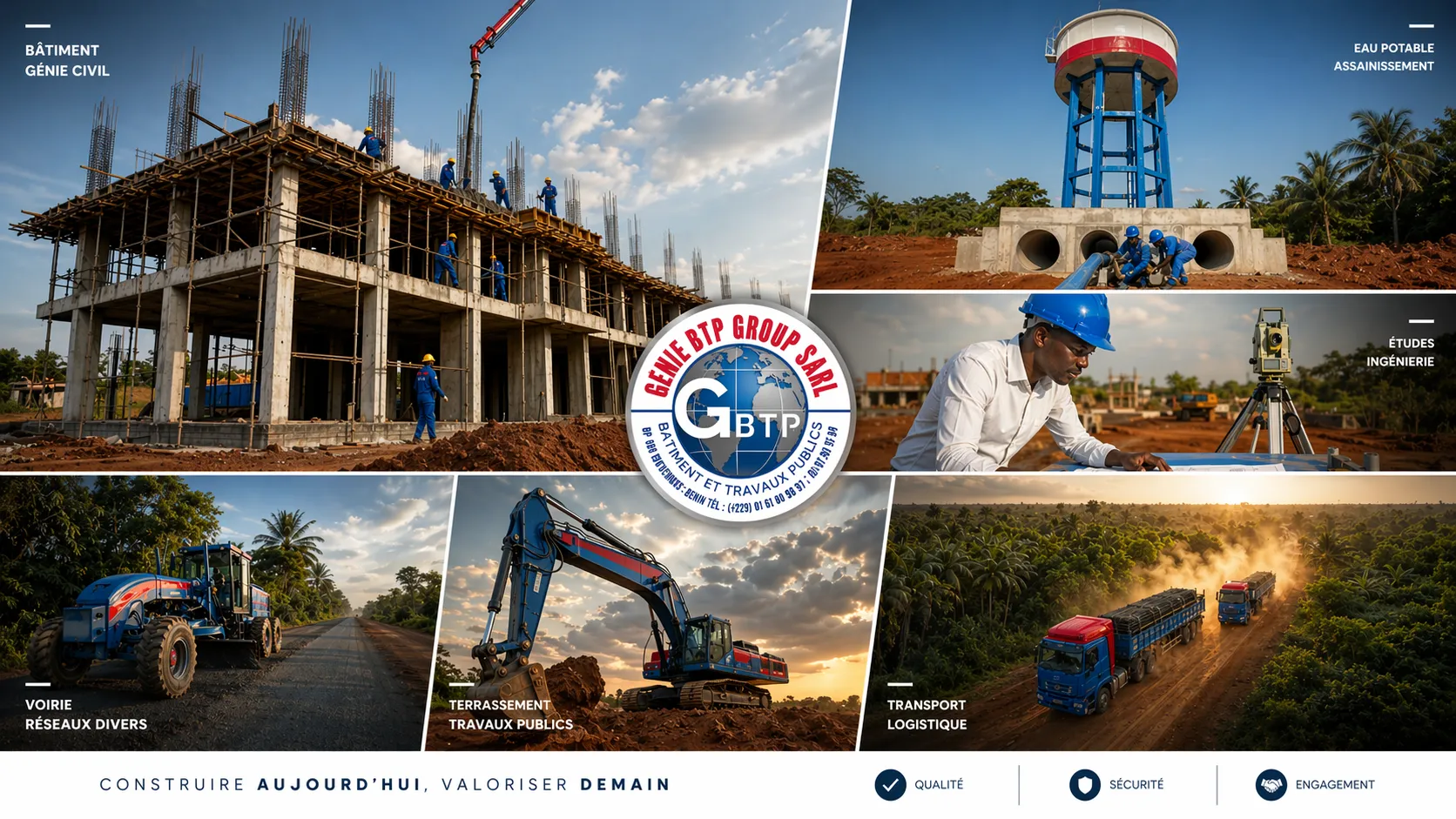 GÉNIE BTP GROUP SARL | Expertise Multi-Sectorielle pour des Projets ...